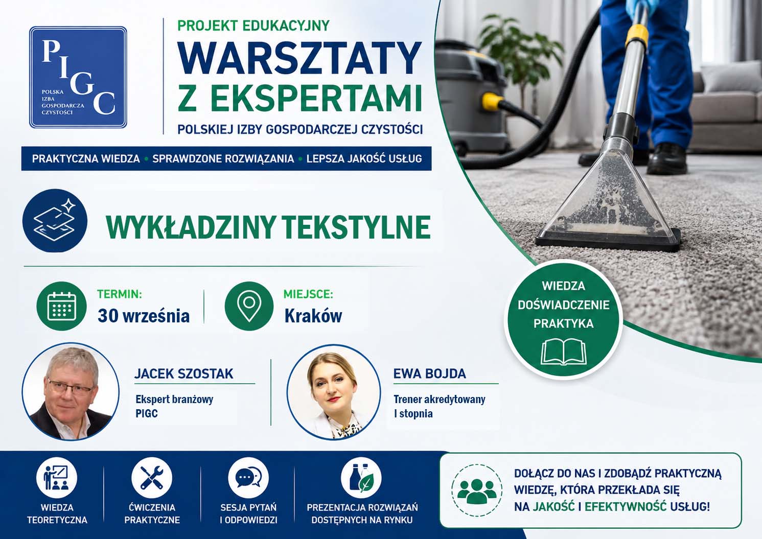 Warsztaty z Ekspertami PIGC - Wykładziny tekstylne 2026-09
